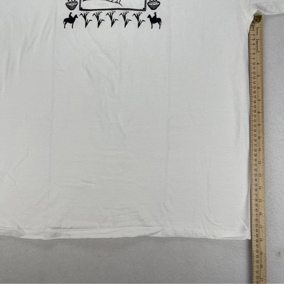 VTG Hanes Beefy Albuquerque Southwestern Aztec Mens XL Single Stitch Shirt - Picture 8 of 9